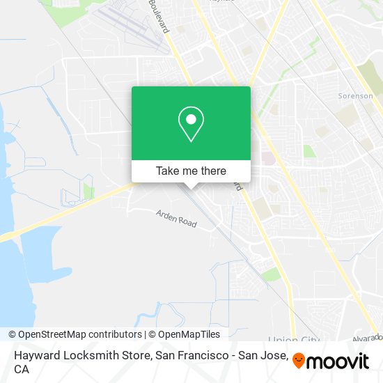 Hayward Locksmith Store map