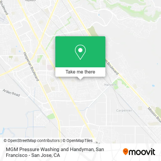 MGM Pressure Washing and Handyman map