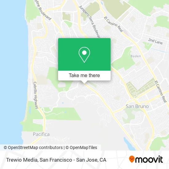 Mapa de Trewio Media