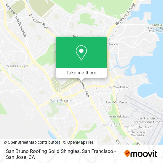 Mapa de San Bruno Roofing Solid Shingles