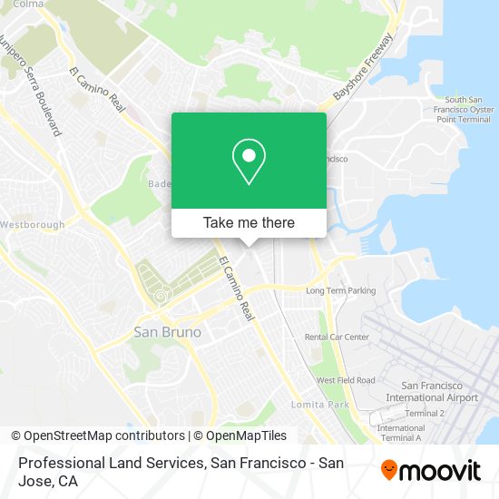 Professional Land Services map