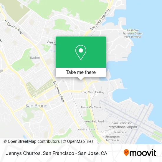 Jennys Churros map