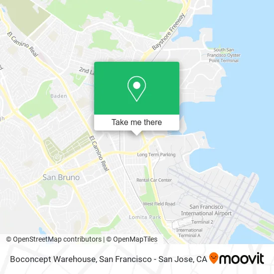 Boconcept Warehouse map