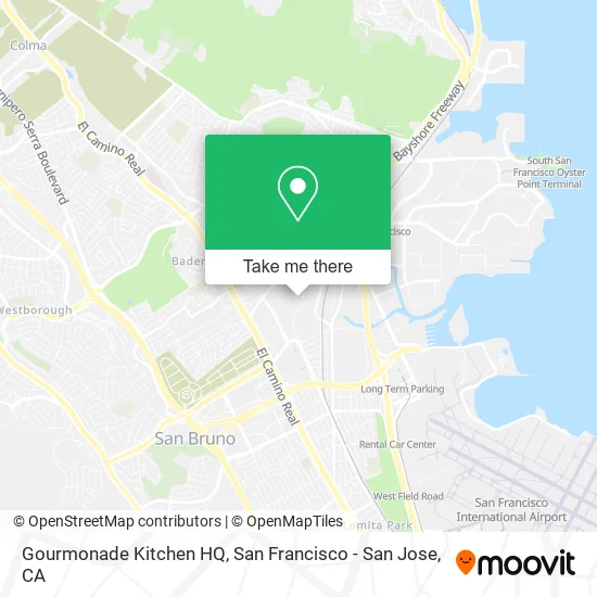 Gourmonade Kitchen HQ map