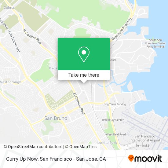 Mapa de Curry Up Now
