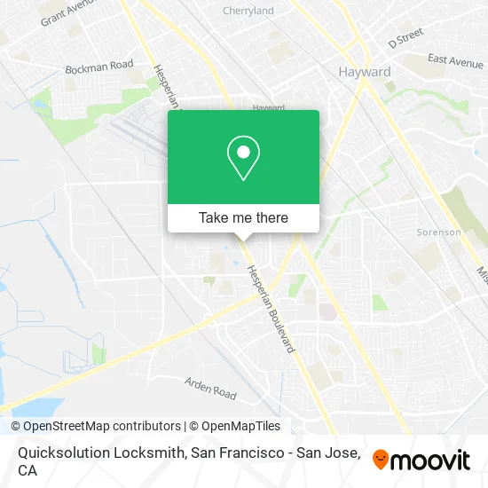 Quicksolution Locksmith map