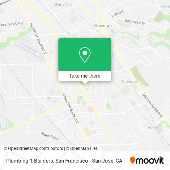 Plumbing 1 Builders map