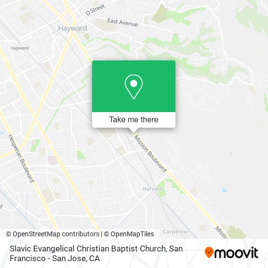Slavic Evangelical Christian Baptist Church map