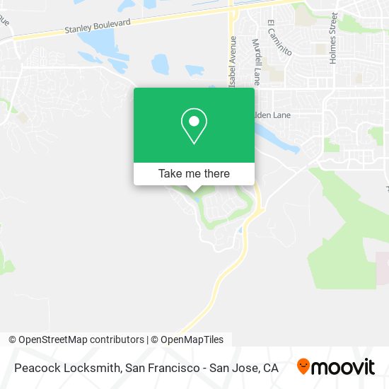 Peacock Locksmith map