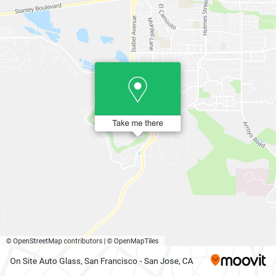 On Site Auto Glass map
