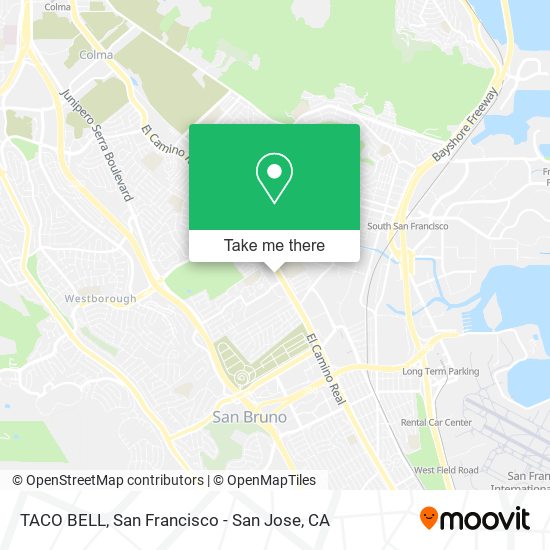 Mapa de TACO BELL
