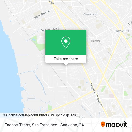 Tacho's Tacos map