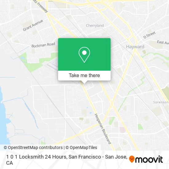 Mapa de 1 0 1 Locksmith 24 Hours