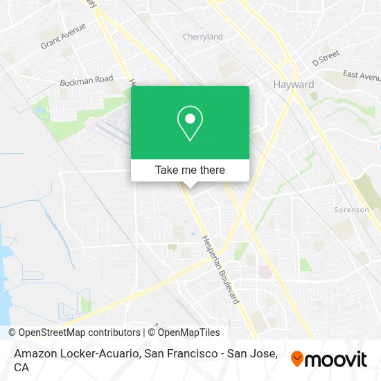 Amazon Locker-Acuario map