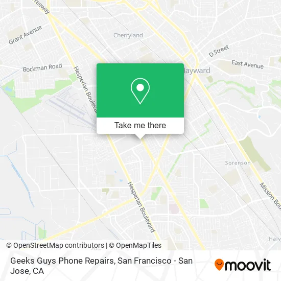 Geeks Guys Phone Repairs map