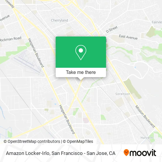 Amazon Locker-Irlo map
