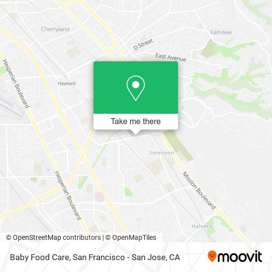 Baby Food Care map