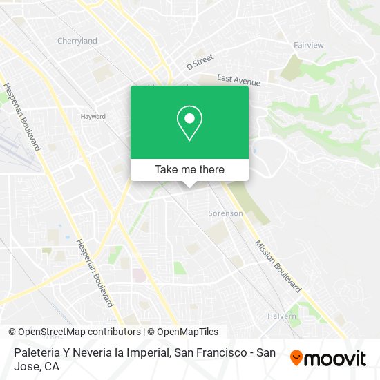 Mapa de Paleteria Y Neveria la Imperial