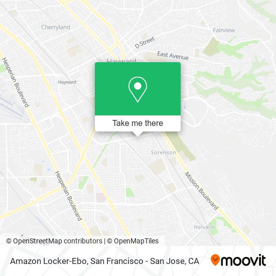 Mapa de Amazon Locker-Ebo