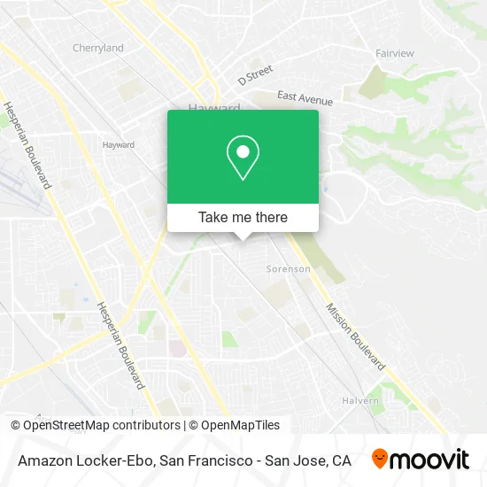 Amazon Locker-Ebo map