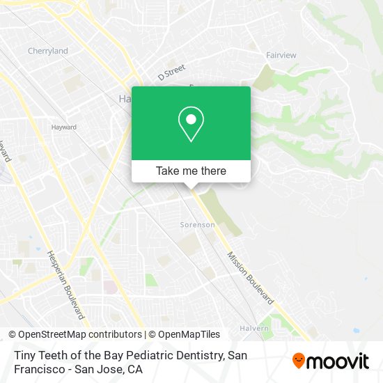 Tiny Teeth of the Bay Pediatric Dentistry map