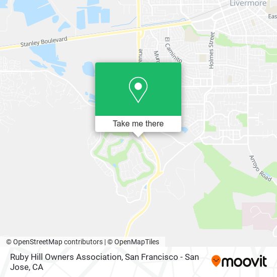 Ruby Hill Owners Association map