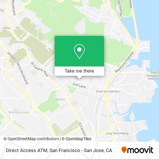 Direct Access ATM map