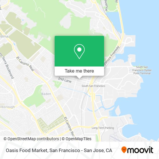 Oasis Food Market map