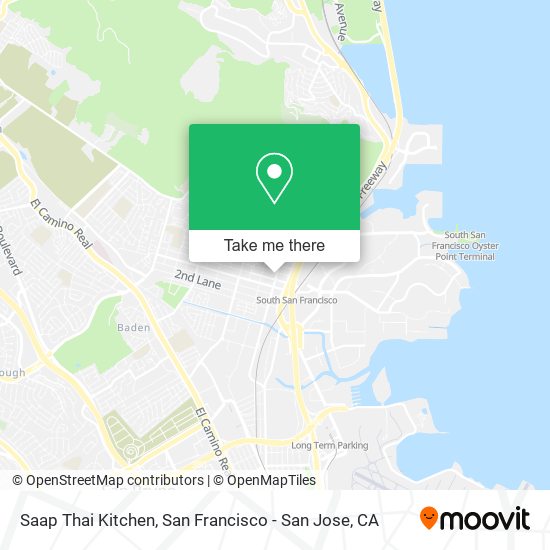 Mapa de Saap Thai Kitchen