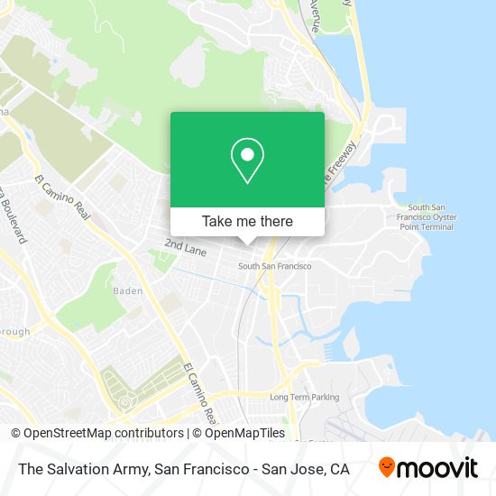 The Salvation Army map
