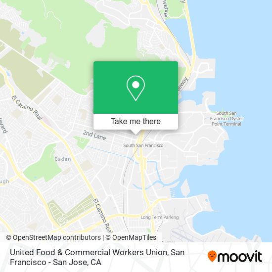 Mapa de United Food & Commercial Workers Union