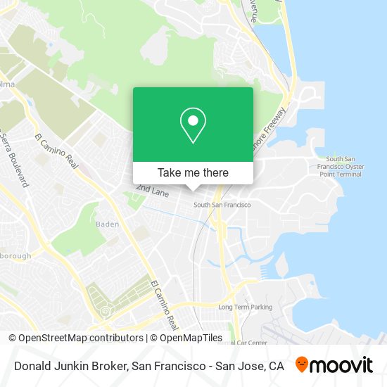 Mapa de Donald Junkin Broker
