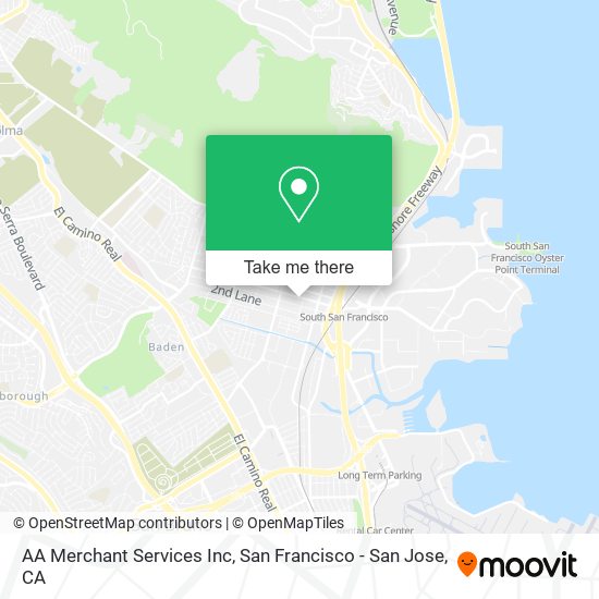 Mapa de AA Merchant Services Inc