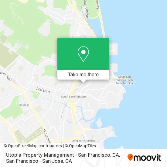 Mapa de Utopia Property Management - San Francisco, CA