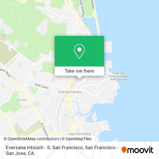 Eversana Intouch - S. San Francisco map
