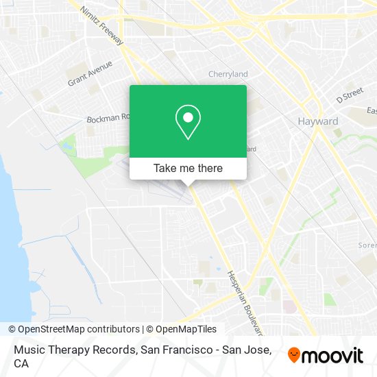 Mapa de Music Therapy Records