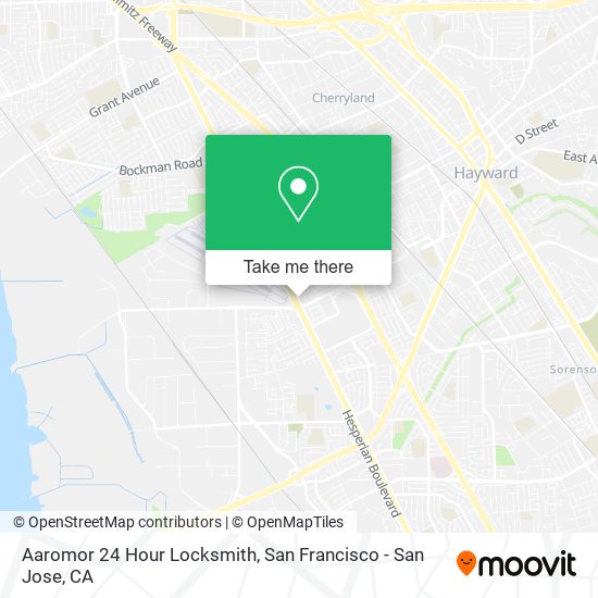 Aaromor 24 Hour Locksmith map