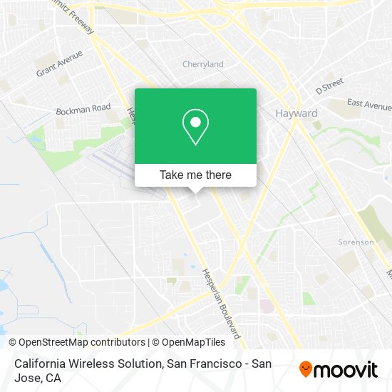 Mapa de California Wireless Solution