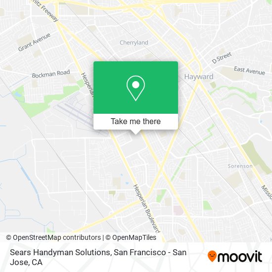 Mapa de Sears Handyman Solutions