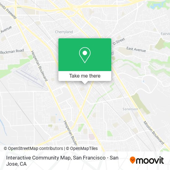 Interactive Community Map map