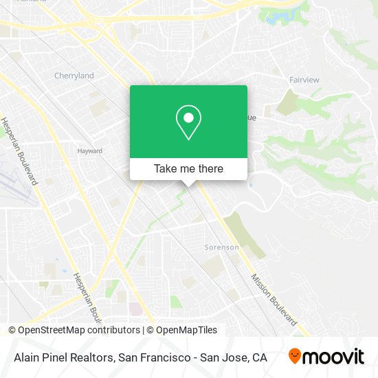 Alain Pinel Realtors map