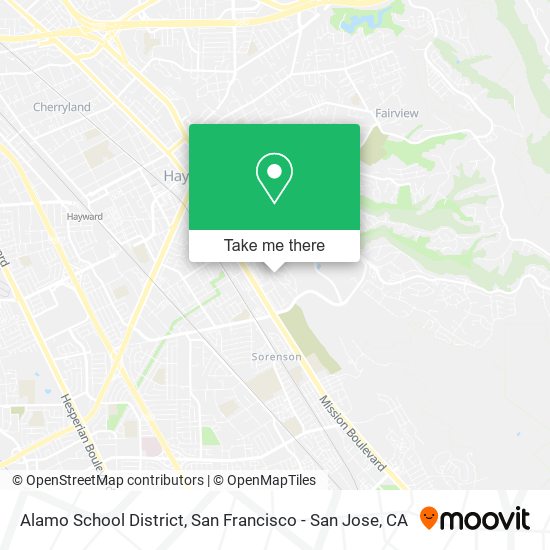 Alamo School District map