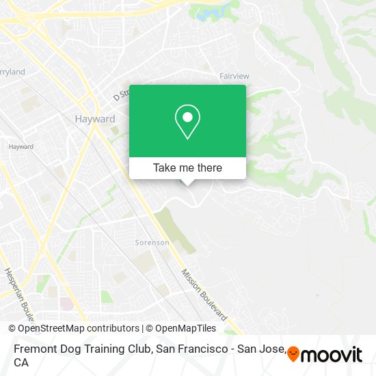 Fremont Dog Training Club map