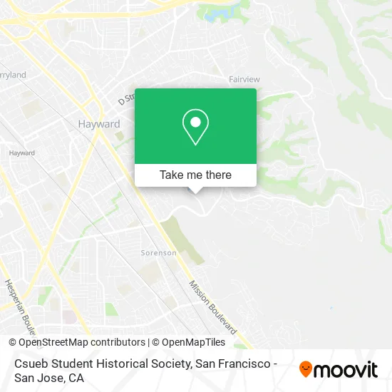 Csueb Student Historical Society map