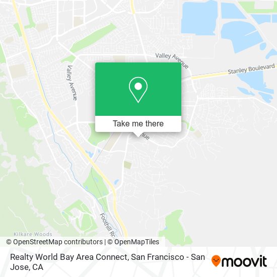 Realty World Bay Area Connect map