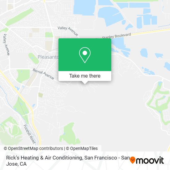 Rick's Heating & Air Conditioning map