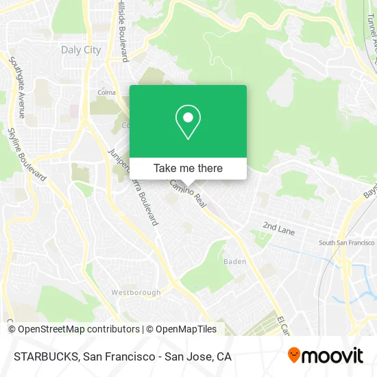 STARBUCKS map
