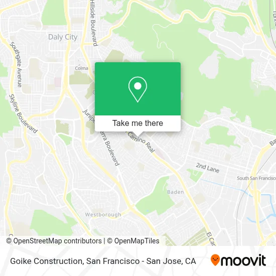 Goike Construction map