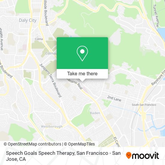 Speech Goals Speech Therapy map