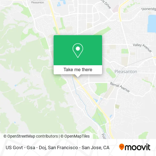 US Govt - Gsa - Doj map